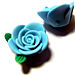 Rose_fimo_bleue